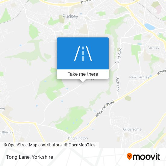 Tong Lane map