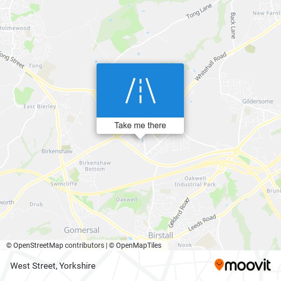 West Street map