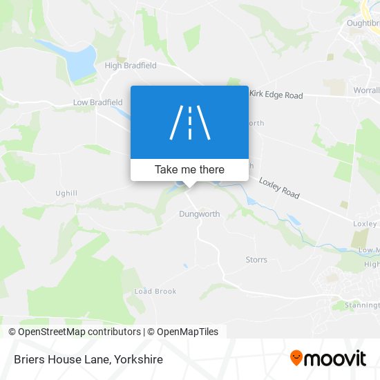 Briers House Lane map