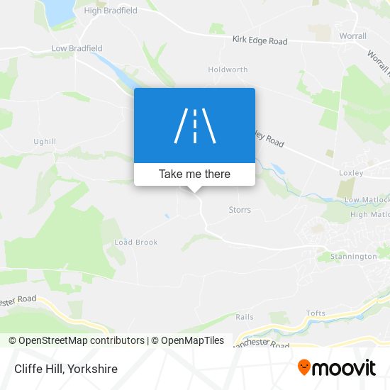 Cliffe Hill map