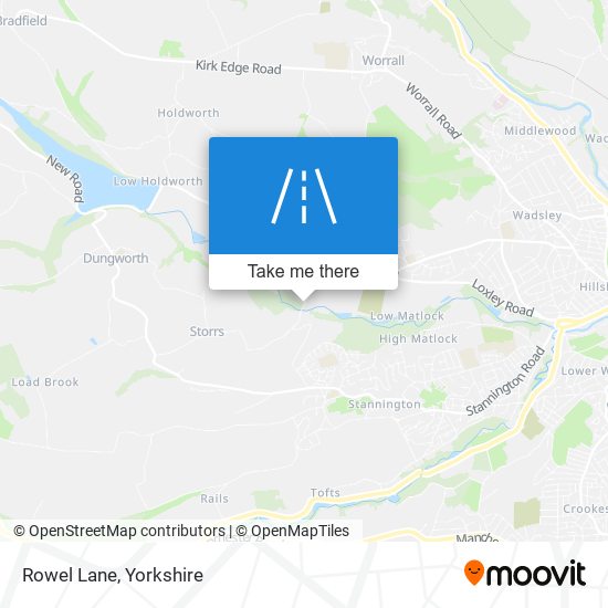 Rowel Lane map