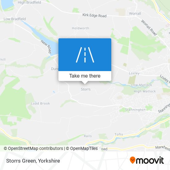 Storrs Green map