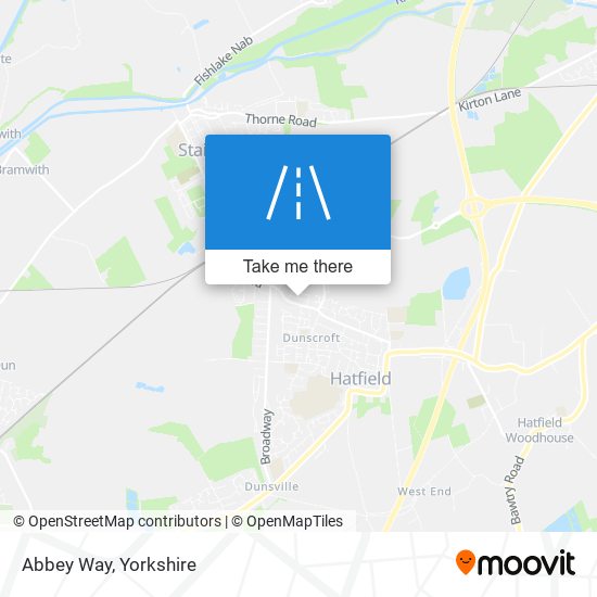 Abbey Way map