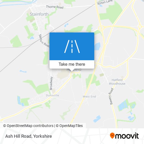 Ash Hill Road map