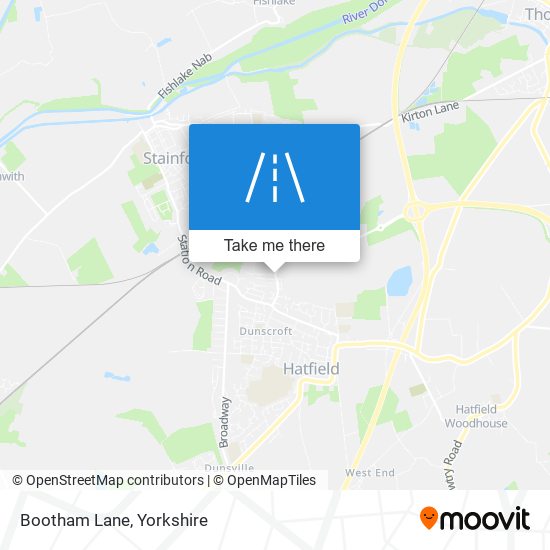 Bootham Lane map
