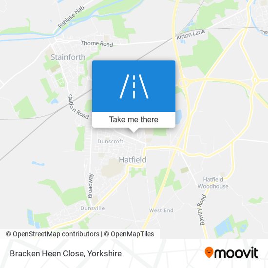 Bracken Heen Close map