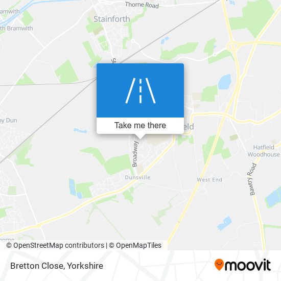 Bretton Close map