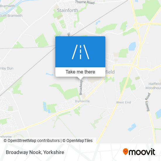 Broadway Nook map