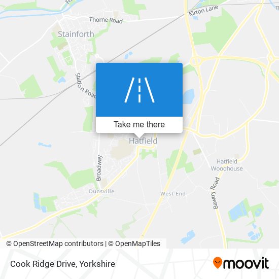 Cook Ridge Drive map