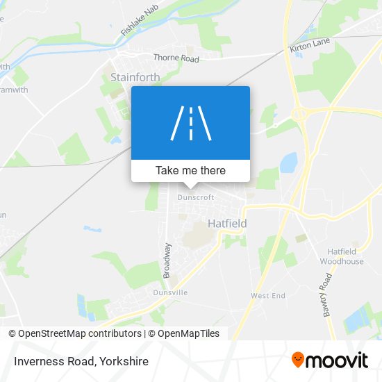Inverness Road map