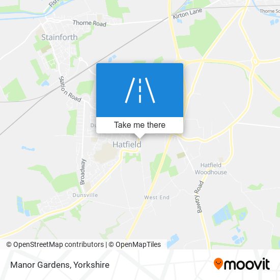 Manor Gardens map