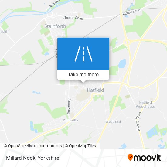 Millard Nook map