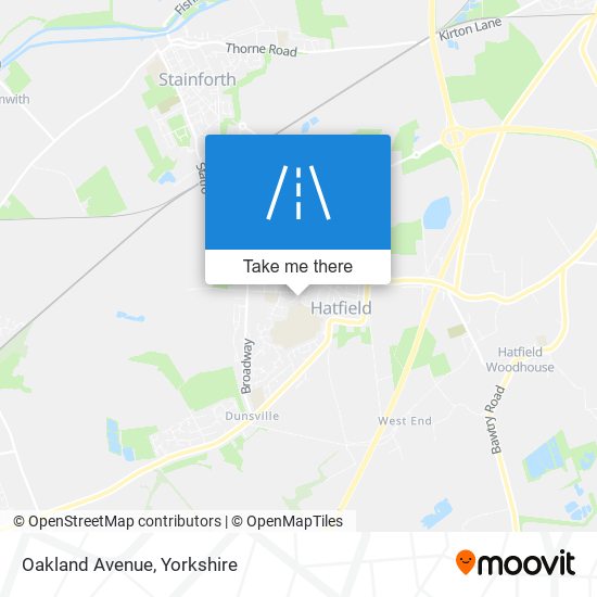Oakland Avenue map