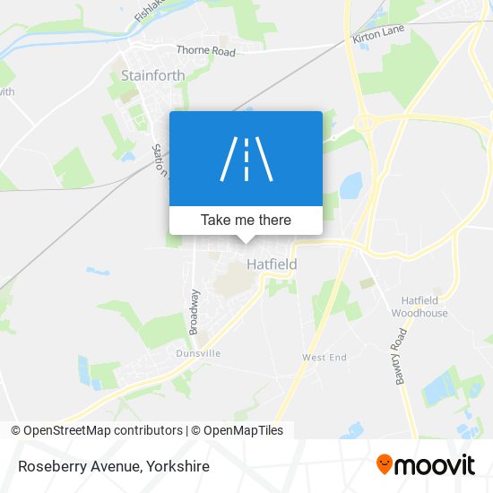 Roseberry Avenue map