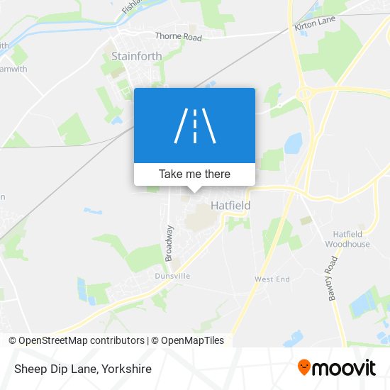 Sheep Dip Lane map