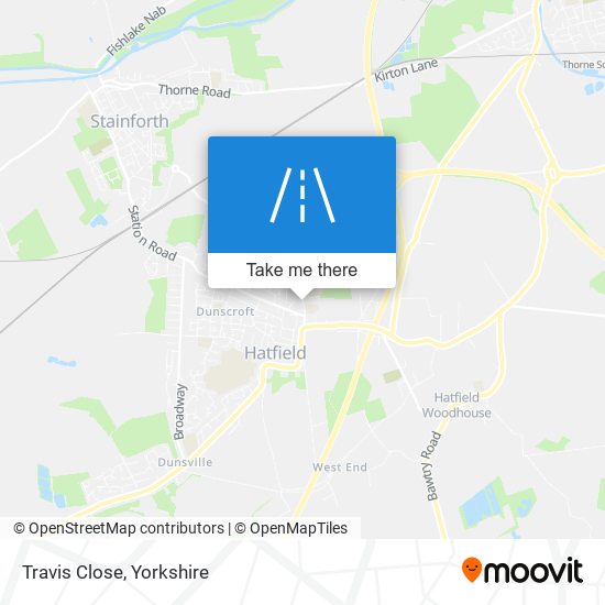 Travis Close map