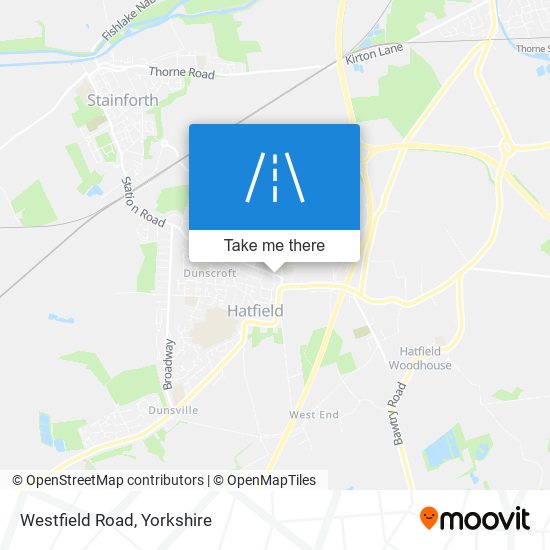 Westfield Road map