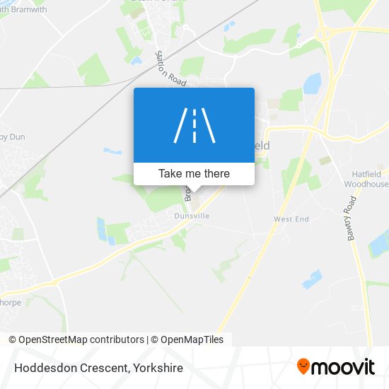 Hoddesdon Crescent map