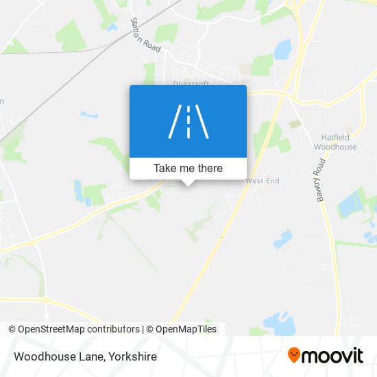 Woodhouse Lane map