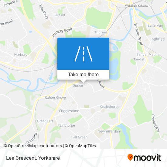 Lee Crescent map