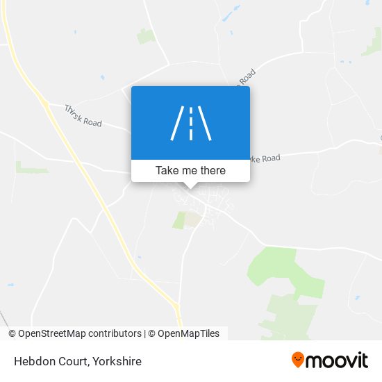 Hebdon Court map