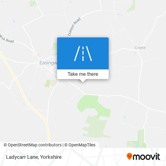 Ladycarr Lane map
