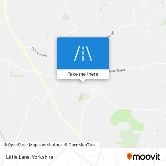 Little Lane map