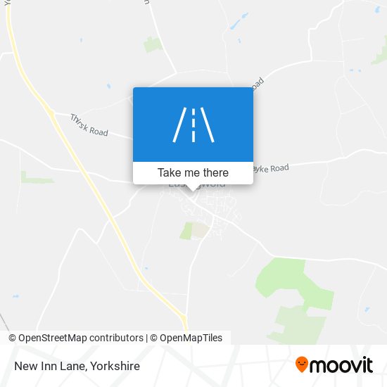 New Inn Lane map