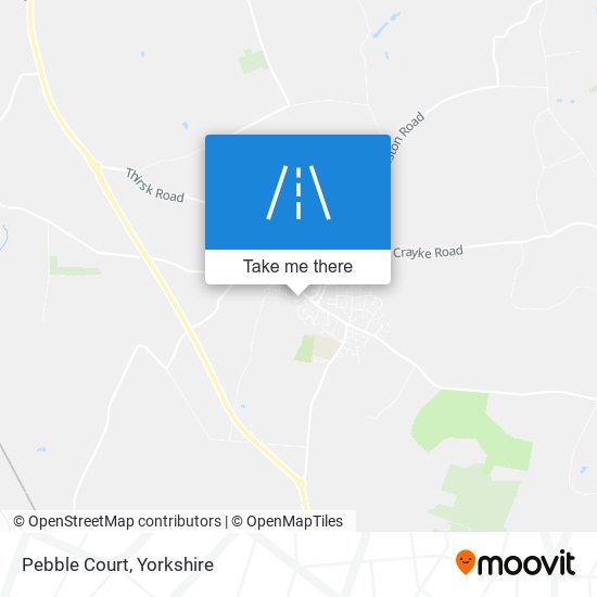 Pebble Court map