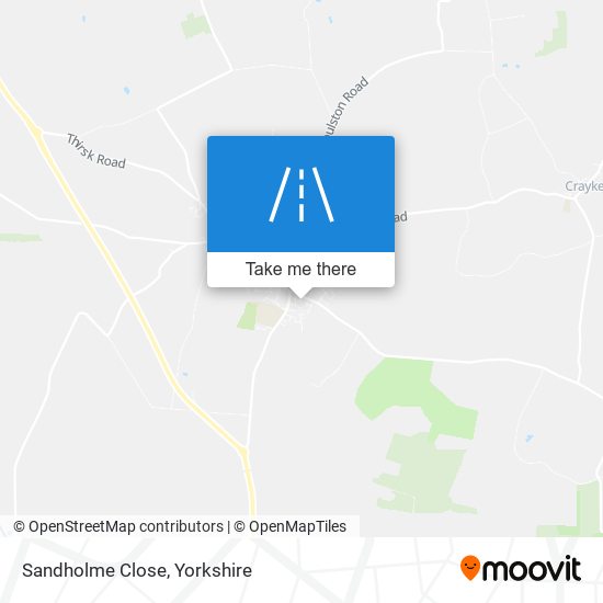 Sandholme Close map
