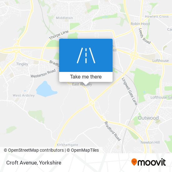 Croft Avenue map