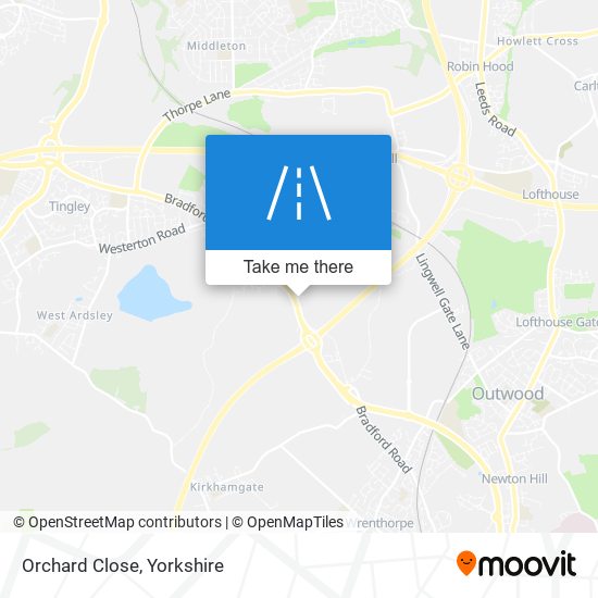 Orchard Close map