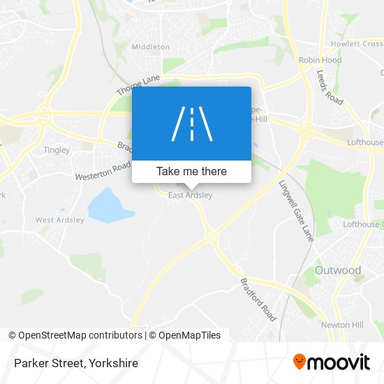 Parker Street map