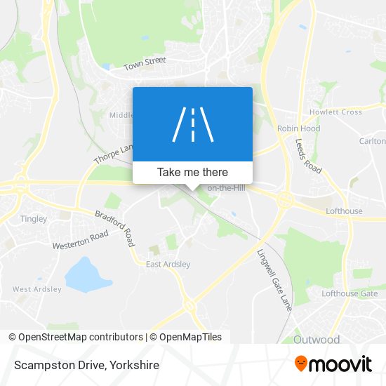 Scampston Drive map