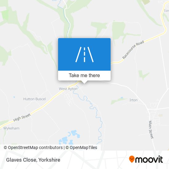 Glaves Close map