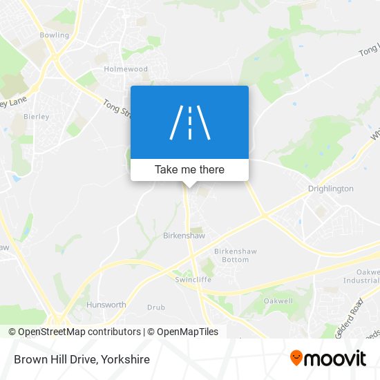 Brown Hill Drive map