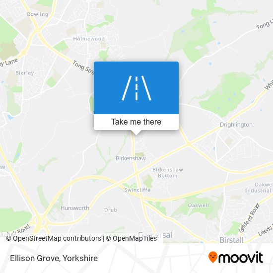 Ellison Grove map
