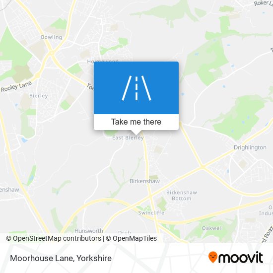 Moorhouse Lane map