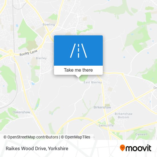Raikes Wood Drive map