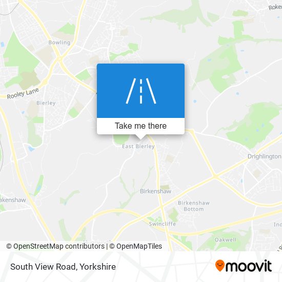South View Road map