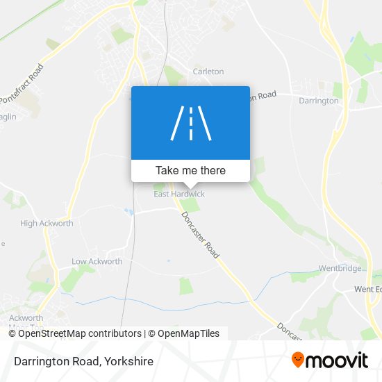 Darrington Road map