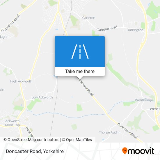 Doncaster Road map