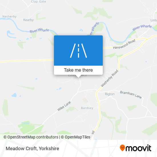 Meadow Croft map