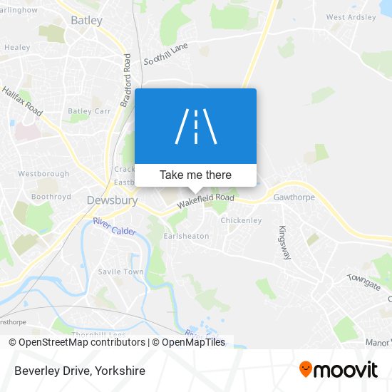 Beverley Drive map