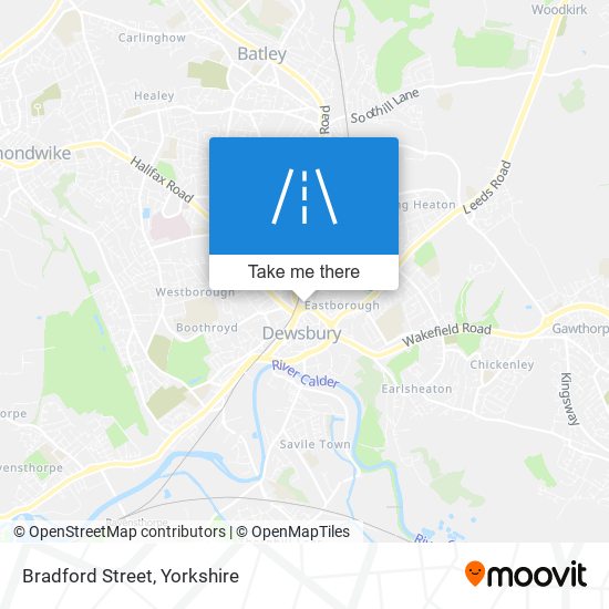 Bradford Street map