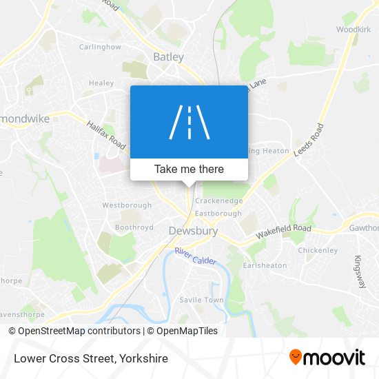 Lower Cross Street map