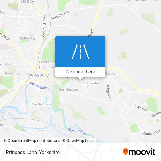 Princess Lane map