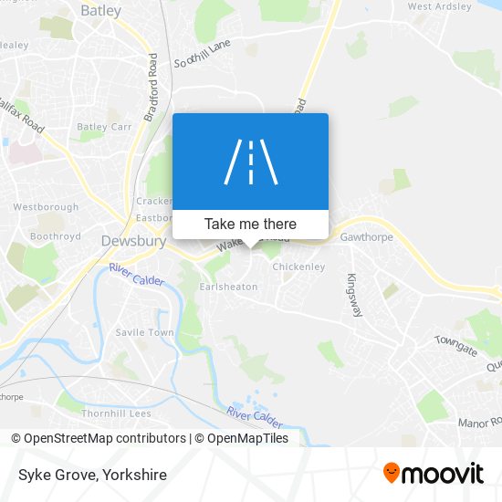 Syke Grove map