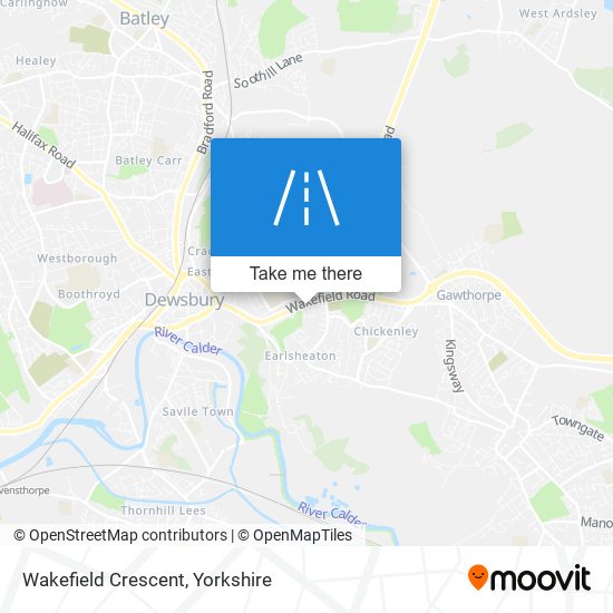 Wakefield Crescent map