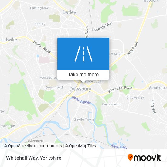 Whitehall Way map